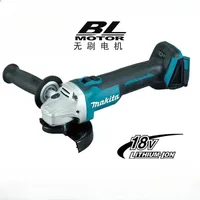 Makita – meuleuse d'angle sans balais DGA404, 125mm, batterie Li-ion, coupe sans fil, polissage, meulage pour batterie Makita 18V, Original 4