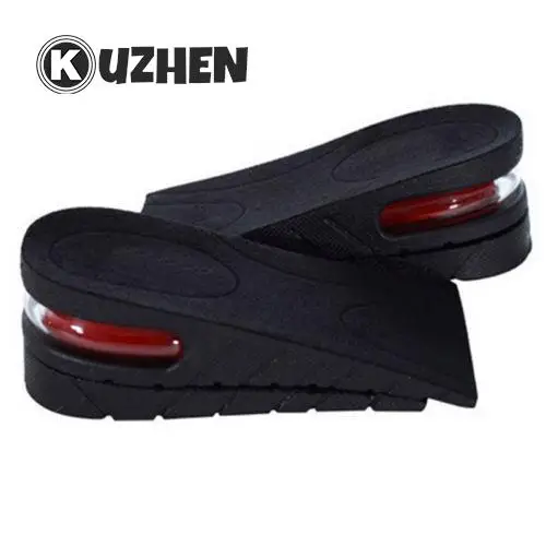 Adjustable 5 cm 2 Layer Up Air Cushion Heel Insert Increase Height Lift Men Shoe Insole height increase Shoe Pad