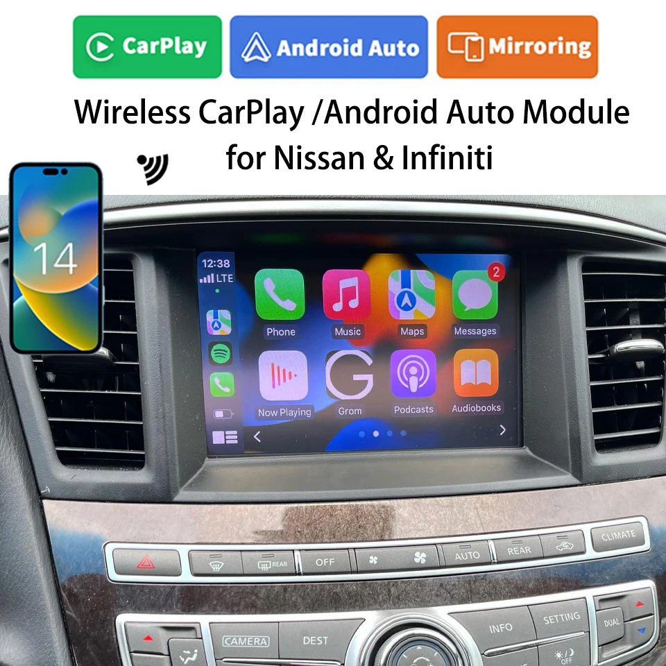 iCarPlayWirelessAppleCarPlayUpgradeInterfaceforInfinitiQX60Q70