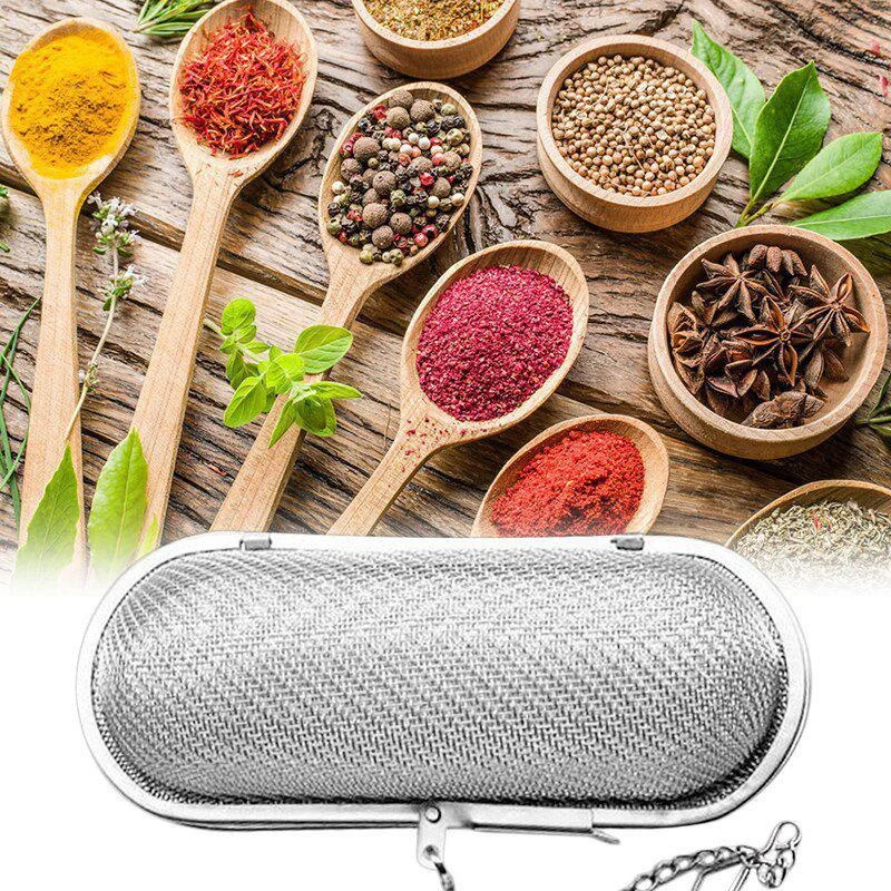 Stainless Steel Cooking Spices Infuser Fine Mesh Loose Tea Herbal Strainer Multi-purpose Residue Filter for Household tea infuser tea strainer tea filter