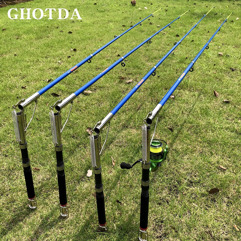 

GHOTDA Fishing rod with holder Fast Fishing Automatic rod Stainless Machine fishing accessories Efficient Automatic Pole Lifter