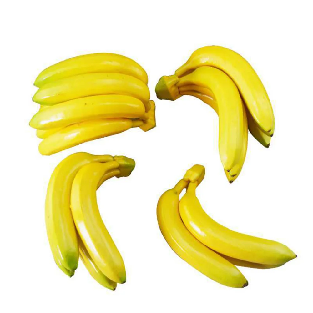 Artificial Banana Simulation Fruit Model Photo Prop Plastic Toys Fruit Shop Display Ornament Home Decor artificial fruits and vegetables