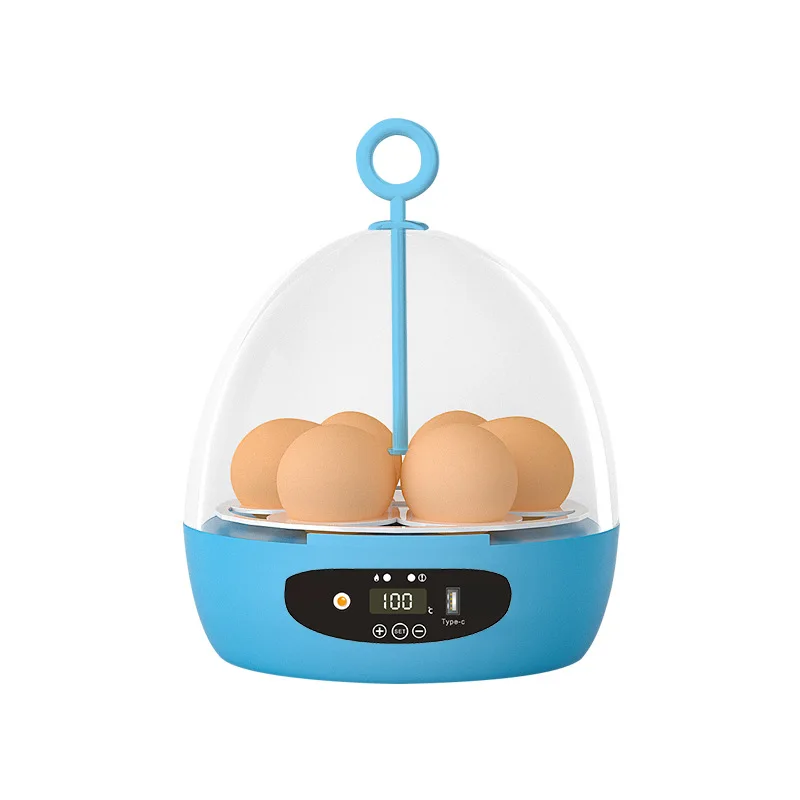 

6 Eggs Chicken Bird Incubator Eggs Hatching Machine Automatic Intelligent Temperature Control Quail Parrot Brooder