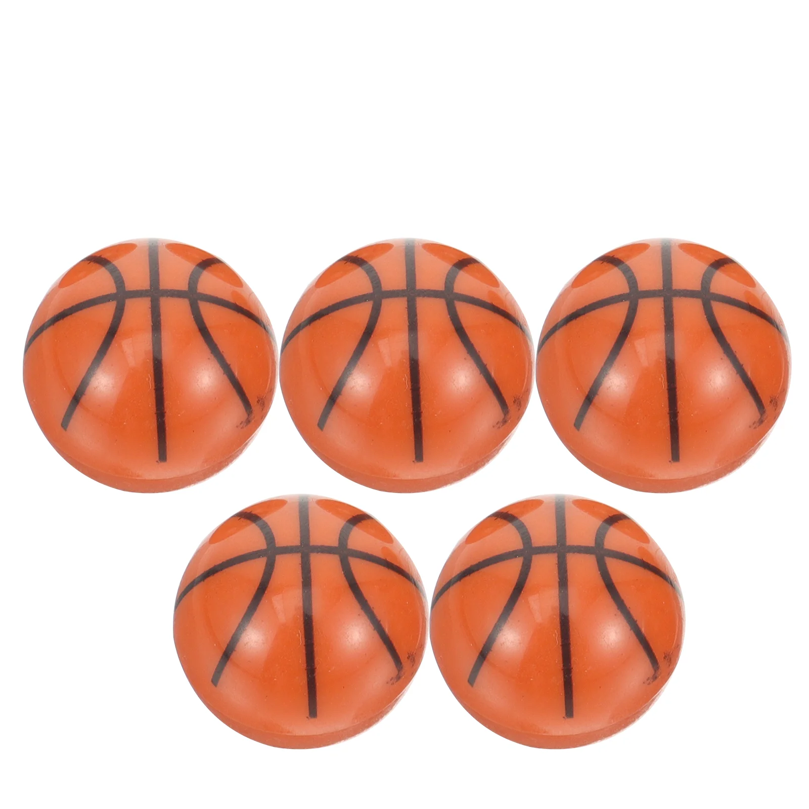 

5 Pcs Basketball Tire Valve Cap Anti Rust Valves Caps Replacement Car Cover Copper Core Novelty