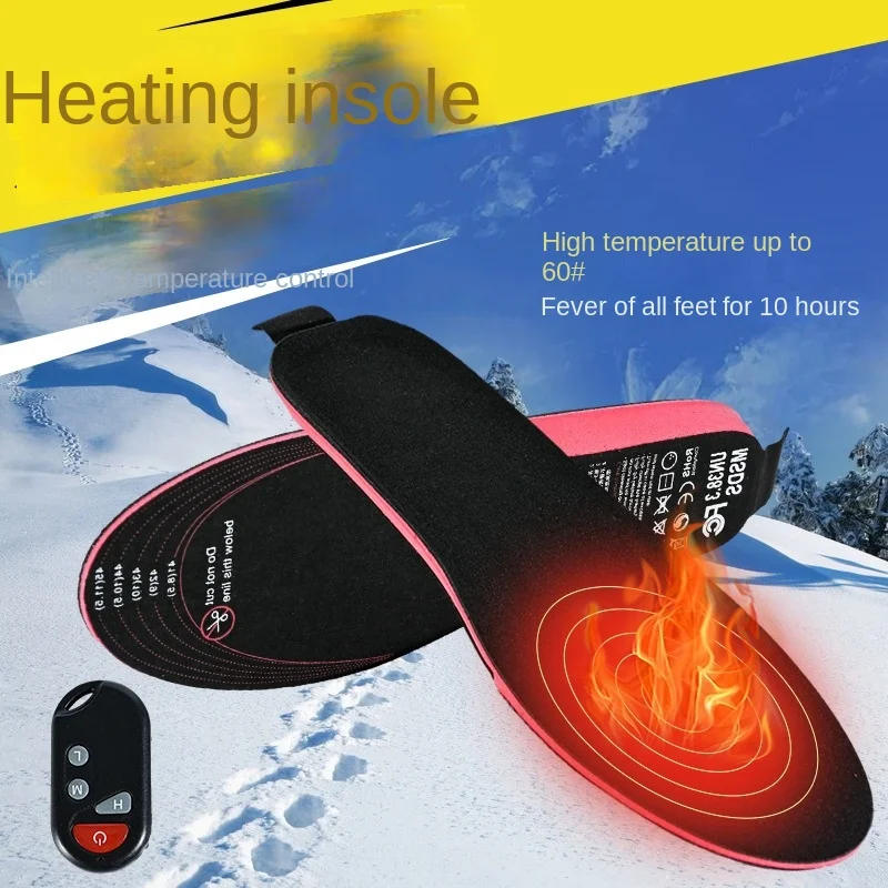 

USB Charging Feet Warmer Winter Activities Heater Usb Walkable Electric Heating4200mAh Three-speed Thermostat Heating Insole