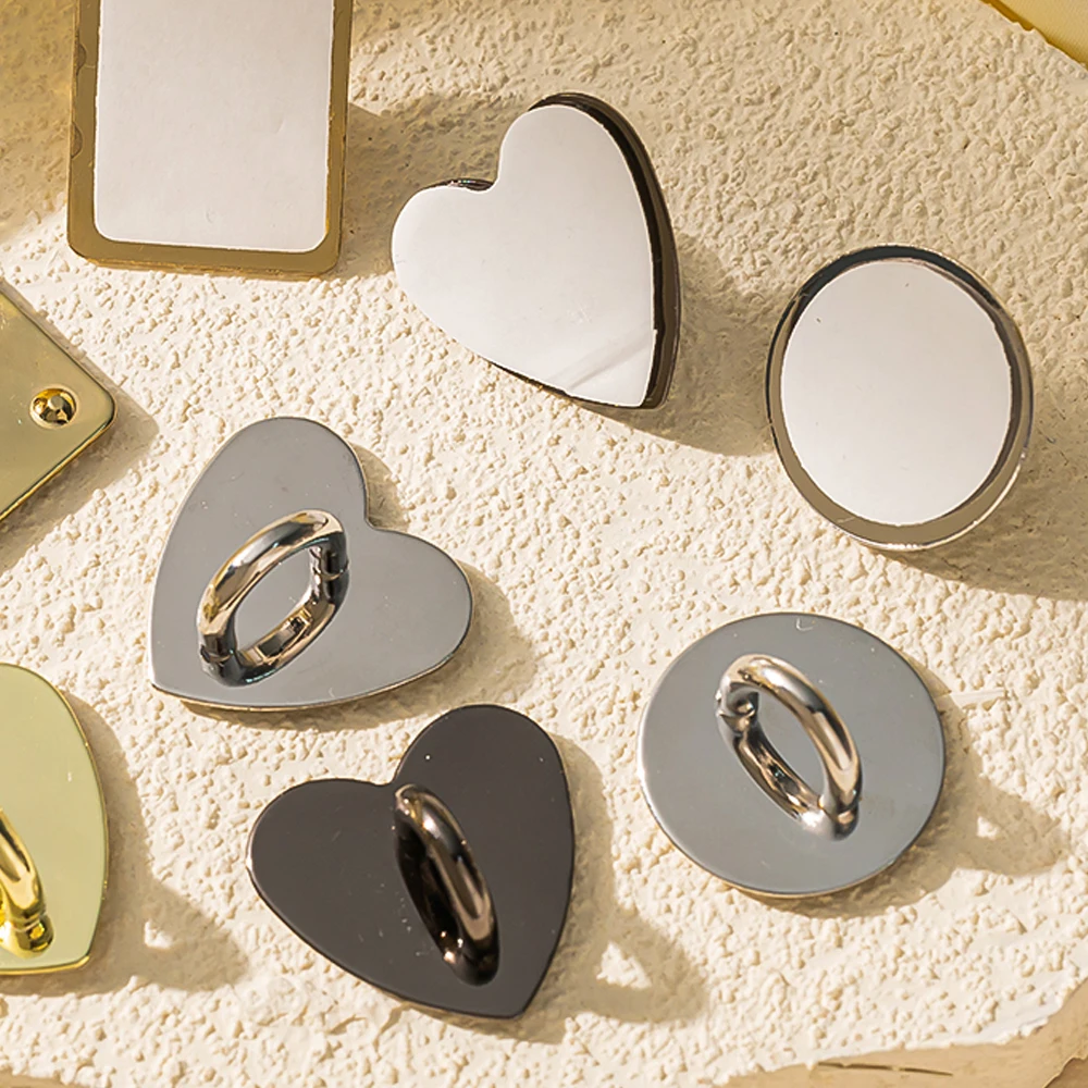 Set of 5 Heart-Shaped Phone Charm Hooks for DIY Phone Cases and Jewelry-Making