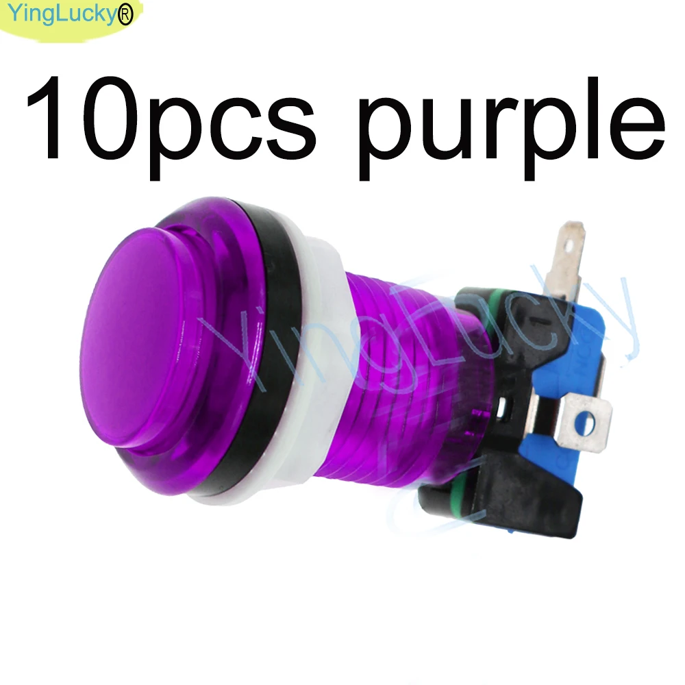 Cyrank 5pcs Boutons Poussoirs D'arcade, Boutons Poussoirs