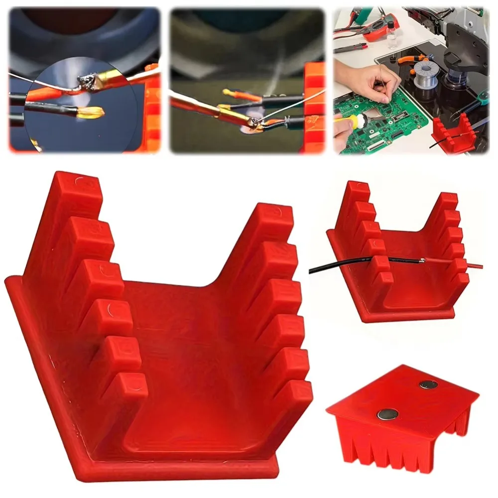 Fixed Clip Welding Wire Fixture ABS Welding Bench Station Motherboard Soldering Repair Tool High Temperature