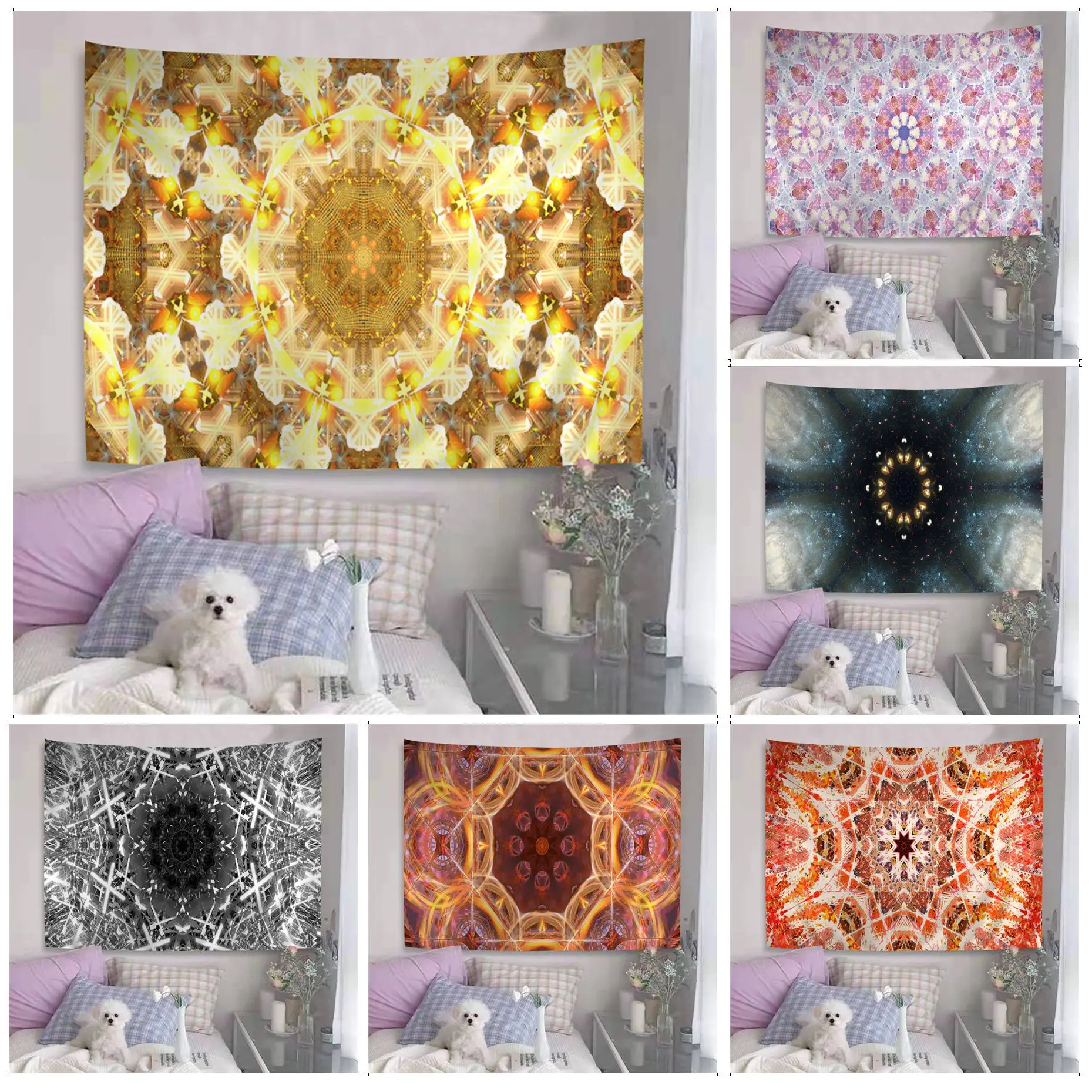 

Mandala Wall Tapestry for Living Room Home Dorm Decor INS Home Decor