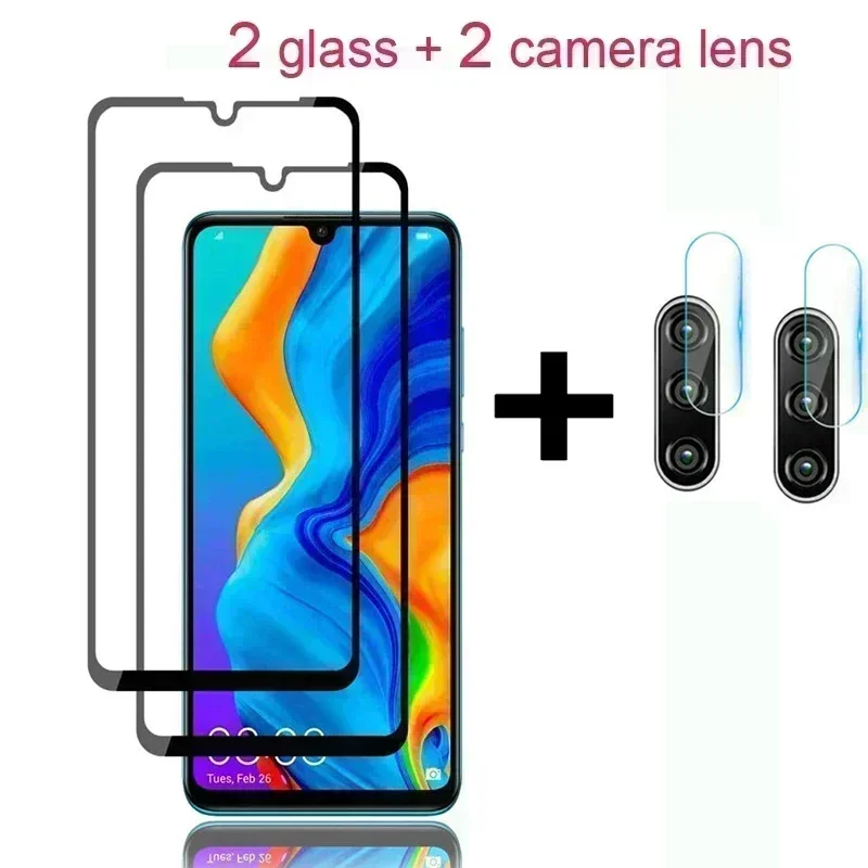 4 in 1 Tempered Glass Screen Protectors for Huawei