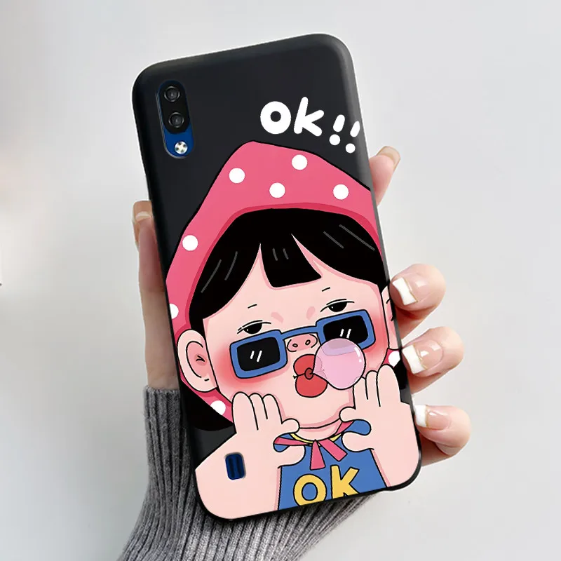Silicone Soft Black Cover with Cute Cat Astronaut Design
