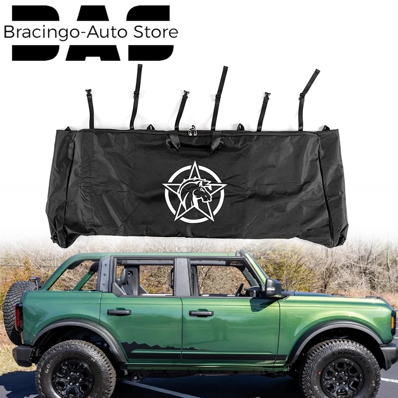 

Bracingo Plush Multi-Layer Protection Bag Soft Top Window Organizer Storage Bag Off-road Fit For Ford Bronco 2021 2022 4Door
