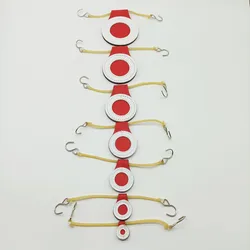 7Pcs/Set Hunting Training Target Markers Round Bullseye Reset Spinner Targets Slingshot Target Aiming Practice
