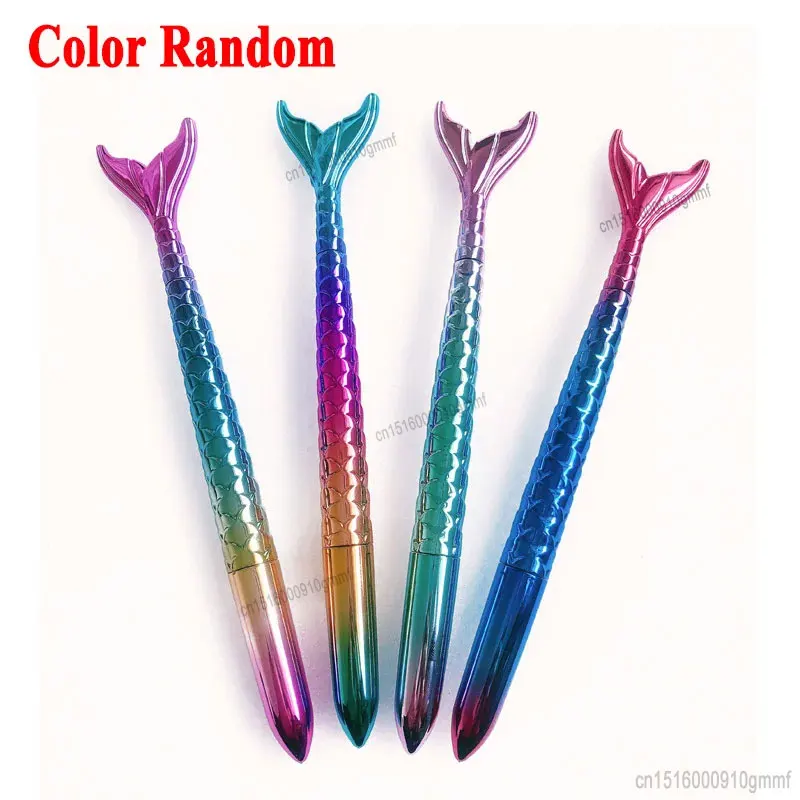 Mermaid 1.0mm Ballpoint Pen Blue Ink Ball Pen Cute Office Signature Handle Kawaii Writing Stationery 15Pcs/20Pcs/30Pcs multifunction ballpoint pen,multifunctional pen,ballpoint pen,ball point pen