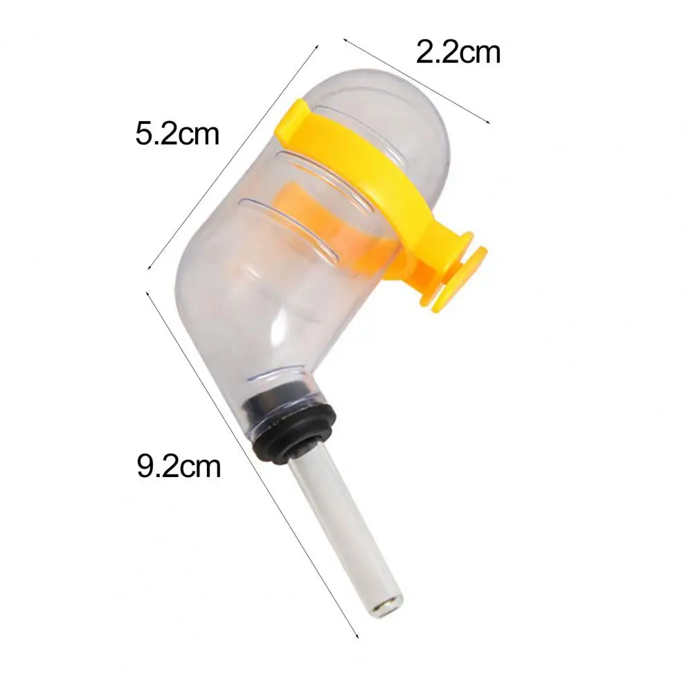 Pet Water Feeder Leak proof Hamster Cage Water Bottle Dispenser Hamster Bottle For Bunny Guinea Pig Rabbit Squirrel