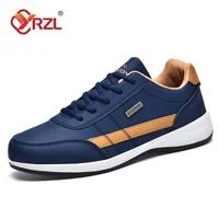 YRZL Men Shoes Sports Sneakers Shoes Non Slip Lightweight Lace Up Leisure Shoe Footwear Tennis Walking Men Shoes Masculino
