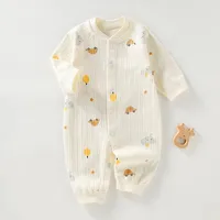 Baby Rompers for Boys Girls Long Sleeve Cute Cartoon Design Spring and Autumn Jumpsuit Newborn 3M 6M 9M 12M 18M 24M 1