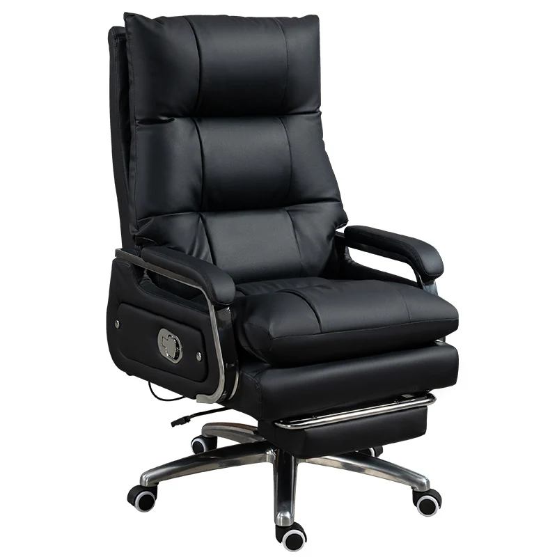 Sedia da ufficio regolabile per computer Bracciolo esecutivo ergonomico Comoda sedia da ufficio Poggiapiedi Sillas De Oficina Accessori per mobili - immagine 6
