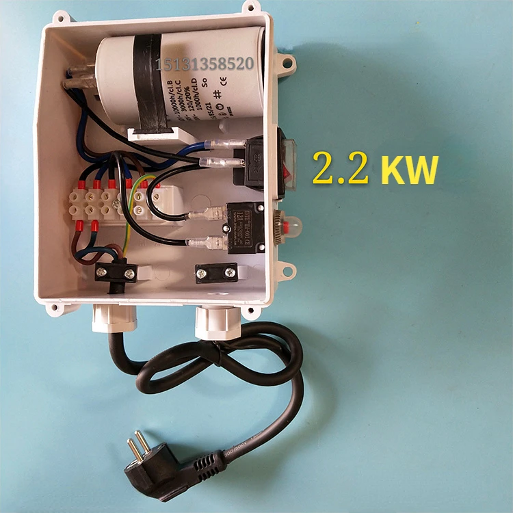 Scatola Controllo Pompa Acqua 1500W 220V Con Protezione Termica - Per Pompe Sommerse, Installazione Facile