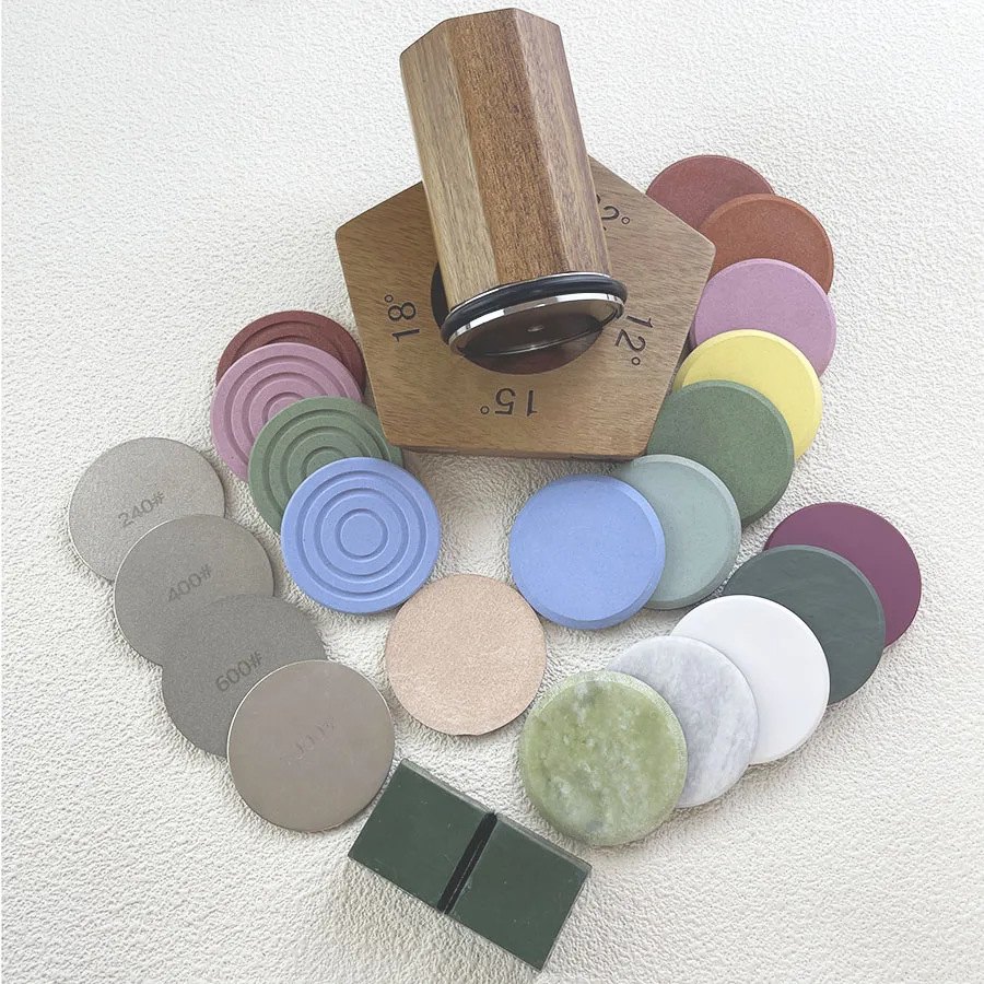 Knife Sharpener Kitchen Knife Sharpener Knife Sharpening Stone Diamond Sharpening Stone Multi functional drum sharpener sharpening stone magnetic suction sharpening stone