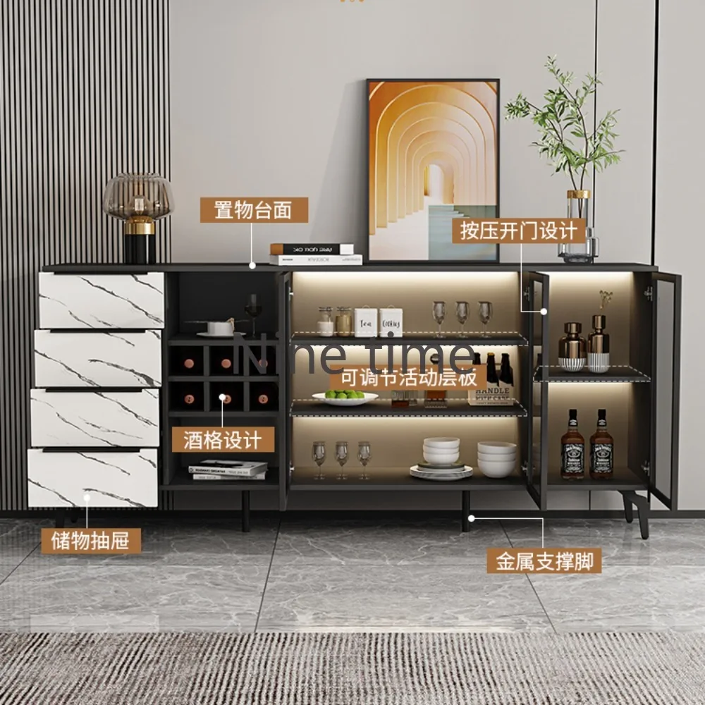Shelf Coffee Bar Cabinet Home Wine Refrigerator Outdoor Kitchen Cabinets Cellar Rack Showcases Beer Shelves Liquor Display Mini