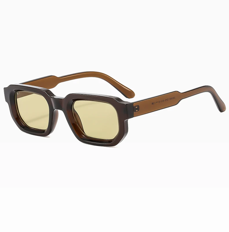 1/4 stücke Mode Kleine Rahmen Quadrat Sonnenbrille Frauen Mode Marke Sonnencreme Bunte Sonnenbrille Weibliche Einfache Stil Brillen – Detail 20