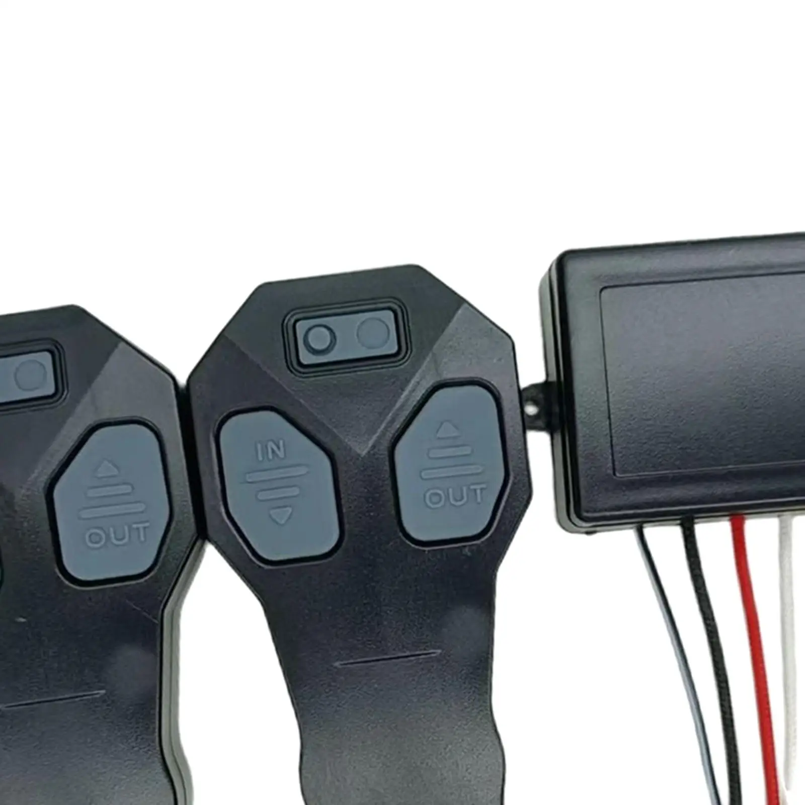 Wireless Winch Remote Control Kit with Indicator Light 2 Electric Remote Control Handset Switch 12V 24V for Truck Vehicle