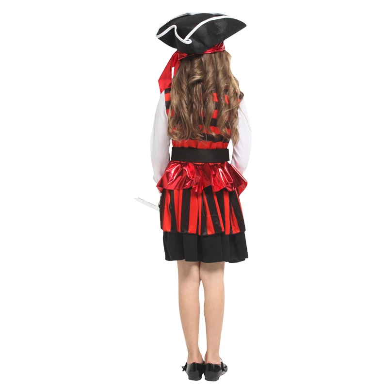 Pirate themed event costumes Halloween Caribbean Pirate girl suit girl pirate role-playing set cosplay costume