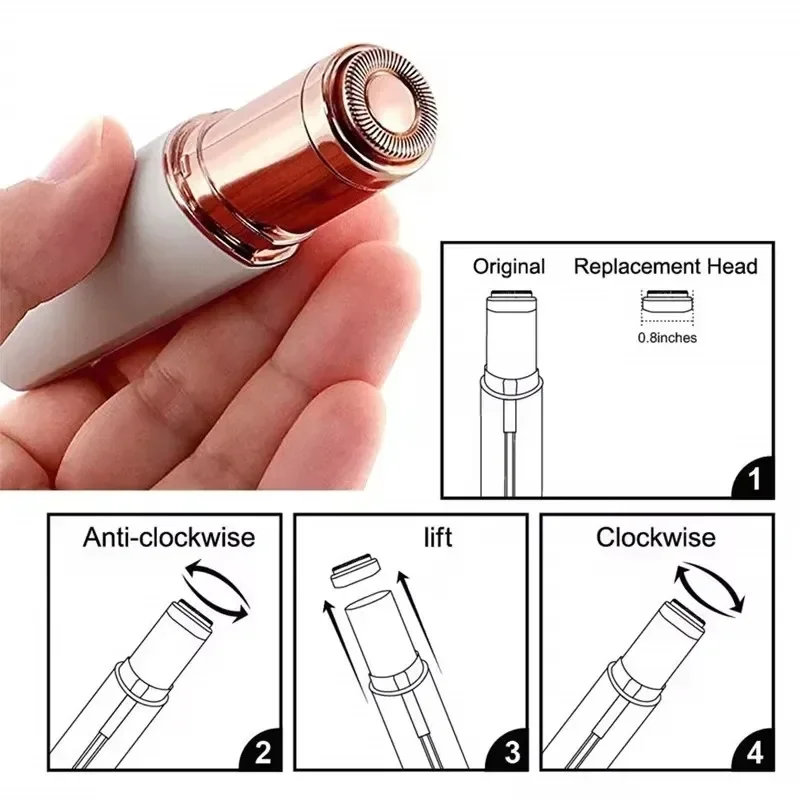 Electric Hair Removal Machine Eyebrow Trimmer Bikini Depilator Shaving Machine Electric Eyebrow Trimming Tool For Beginners 2