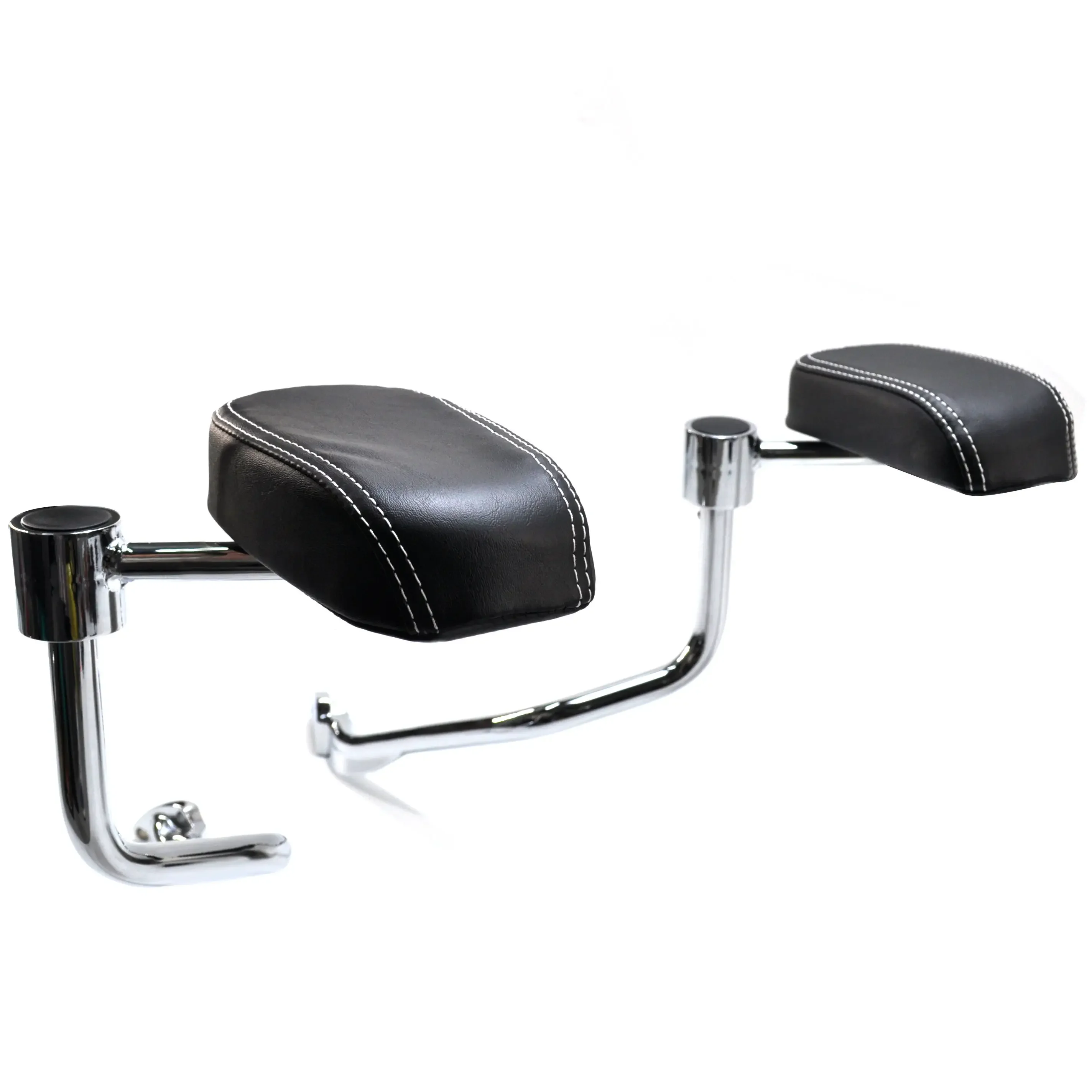 

Motorcycle Chrome Passenger Armrest Support Kit Adjustable Handrail Pads For Indian Roadmaster 2014-2021 Leather
