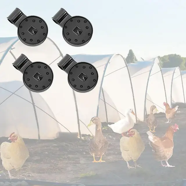 Napi Árnyék Ruhás Klipek Kerti Szerszámok Üvegházhatású Árnyékszövet Műanyag Grommet Kerítés Háló Madárháló -Rögzítő - Image 3