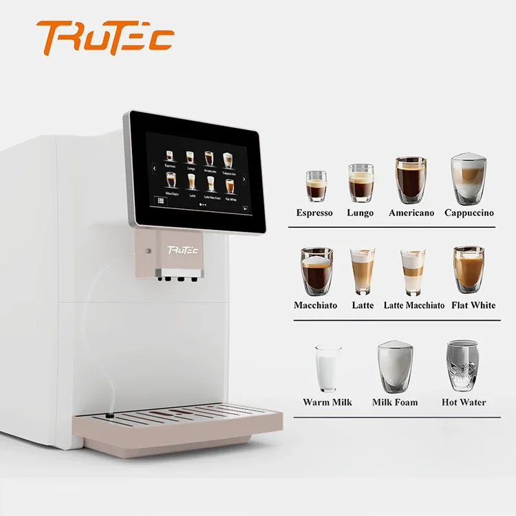 19 Bar Touch Screen Display Automatic One Touch Espresso Coffee Machine
