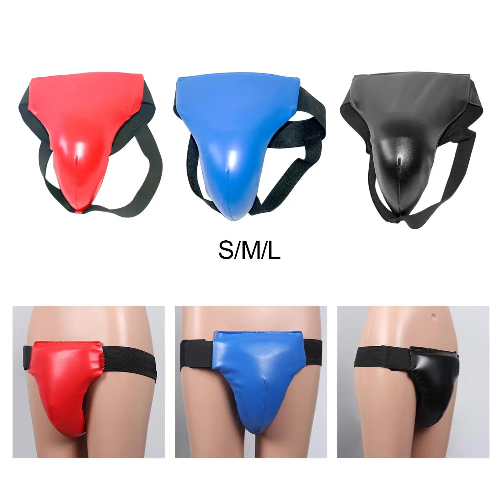 Groin Guard Jockstrap Crotch Protector Adjustable for Exercise Training Durable Taekwondo Groin Guard Abdominal