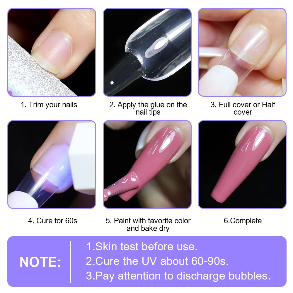 Acrylic Nail Kit for Beginner Professional Nails Kit Acrylic Set with Drill and U V Light 6 Colors Acrylic Powder Nail Art 3