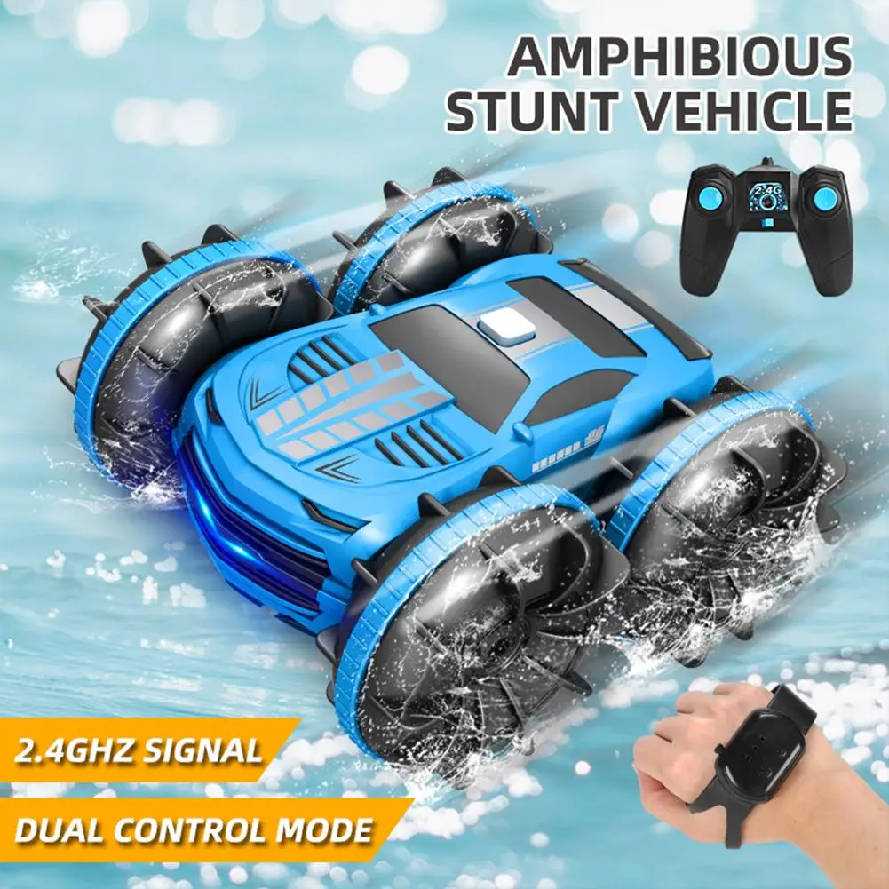 2in1 Rc Car 2.4ghz Remote Control Boat Waterproof Radio Controlled Stunt Car 4wd Vehicle All