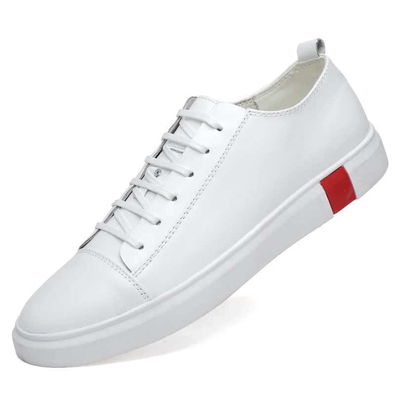 Soft Sole Lace Up Oxford Shoes Sneakers Casual Leather Outdoor Shoes Non-Slip Mens Shoes Handmade Leisure Walk Footwear Sneakers 4