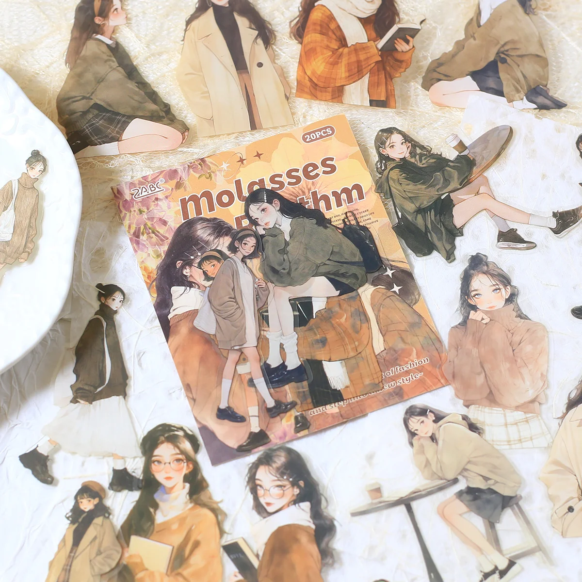 20 قطعة من ملصقات القصاصات الشفافة للحيوانات الألي...