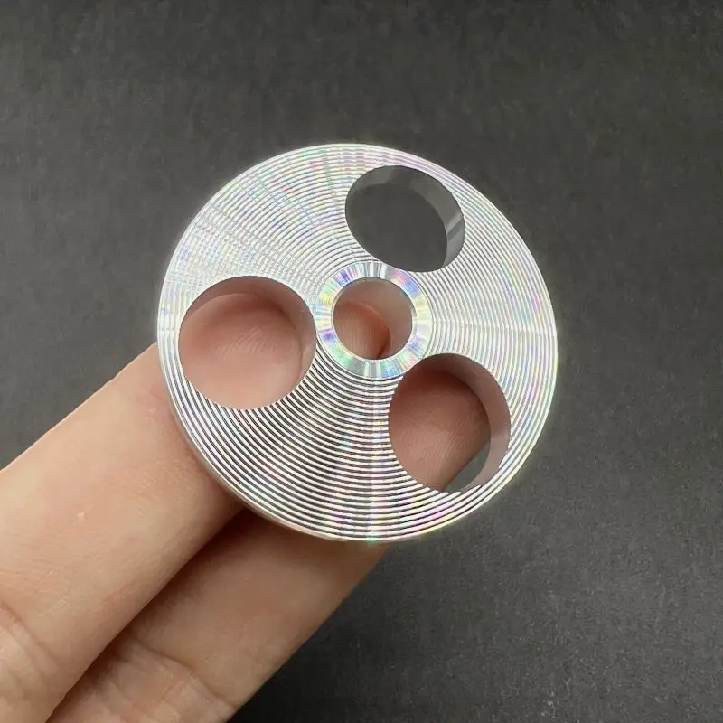 1Pcs CNC Aluminum 45 RPM Turntable Adapter For 7” Vinyl Record Player Phonograph High Precision Spindle Accessories