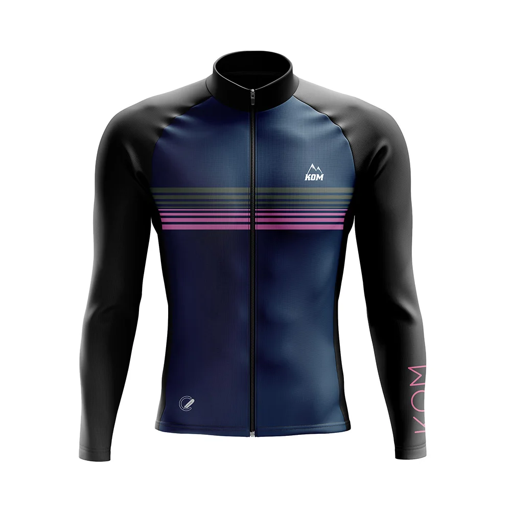 2022 New Tops Kom Sportwear Winter Maillot Cycling Long Sleeve Jackets Bicycle Thermal Fleece Jerseys Ciclismo Mtb Warm Clothing