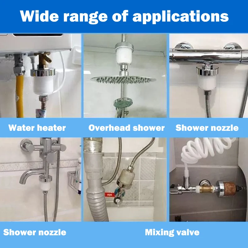 Universal Shower Filter PP Cotton Household Kitchen Faucet Purification Accessor
