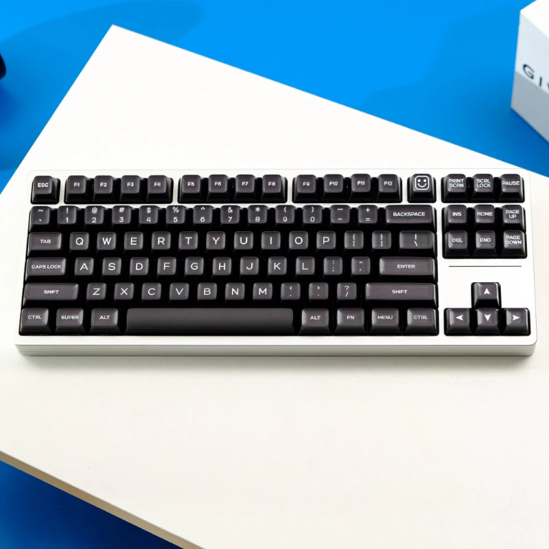 Echome-black Jade Tema Keycap Pbt Dye Subbed Simples Cap Teclado Translúcido Cap SA Perfil Key para Teclado Mecânico - Imagem 3