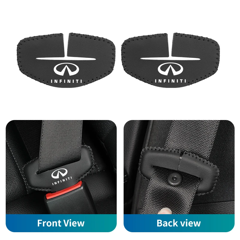 인피니티 Q50 FX35 Q30 G37 Q70 QX70 G35 Q60 QX50 용 카시트 어깨 패드 커버 안전벨트 버클 보호대 내부 액세서리