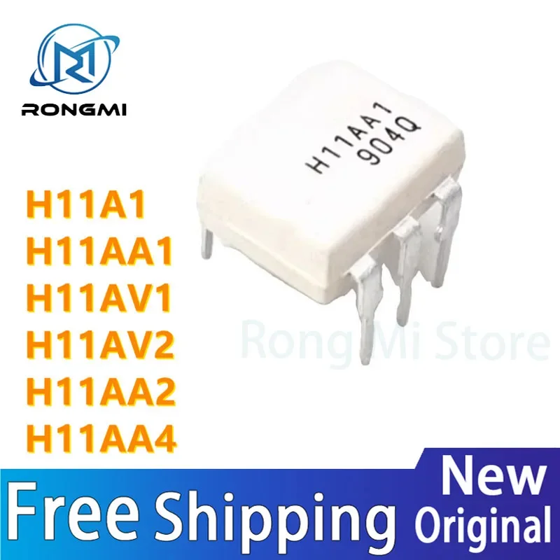 10-Pack DIP-6 Optocoupler IC Chips - Bulk Stock Available
