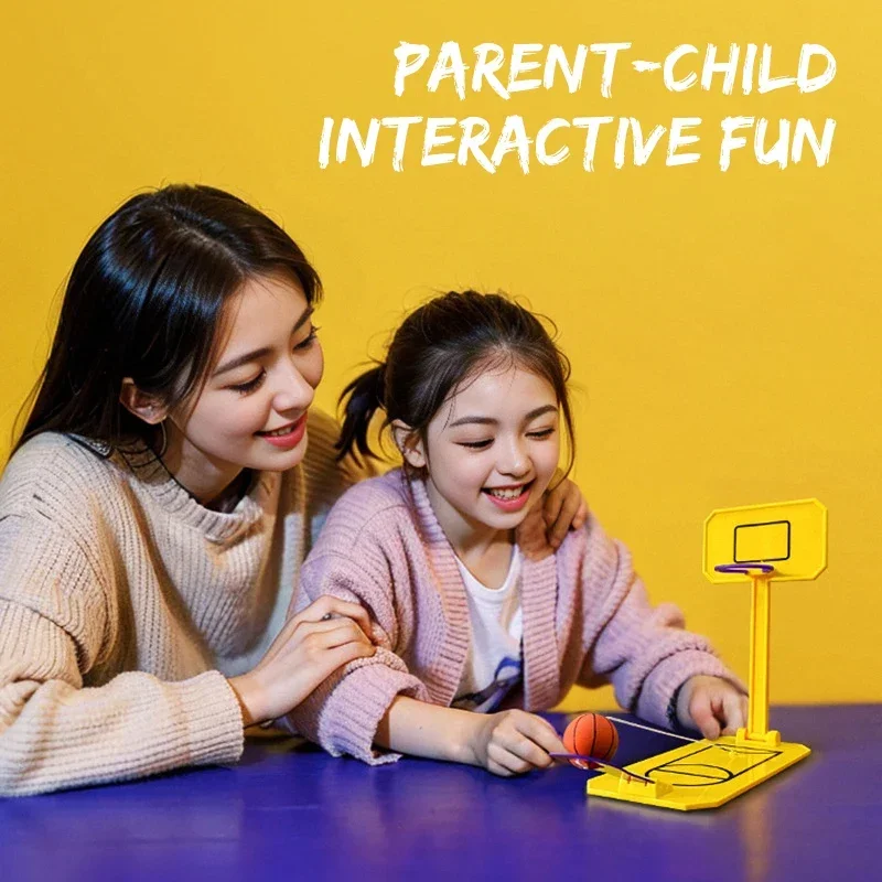 Fingertip Basketball Shooting Toy Mini Desktop Board Game Parent-child Interactive Sports Games Children's Stress Relief Toys