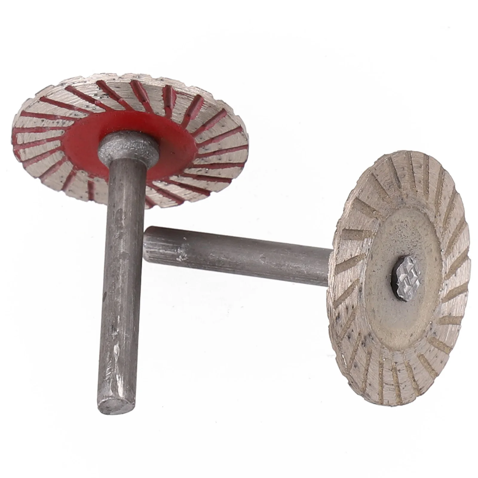 

Power Tools Cutting Disc 2pcs 6mm Shank Cutting Blade Diamond With Mandrel Wood Metal Stone Turbo Disc Durable