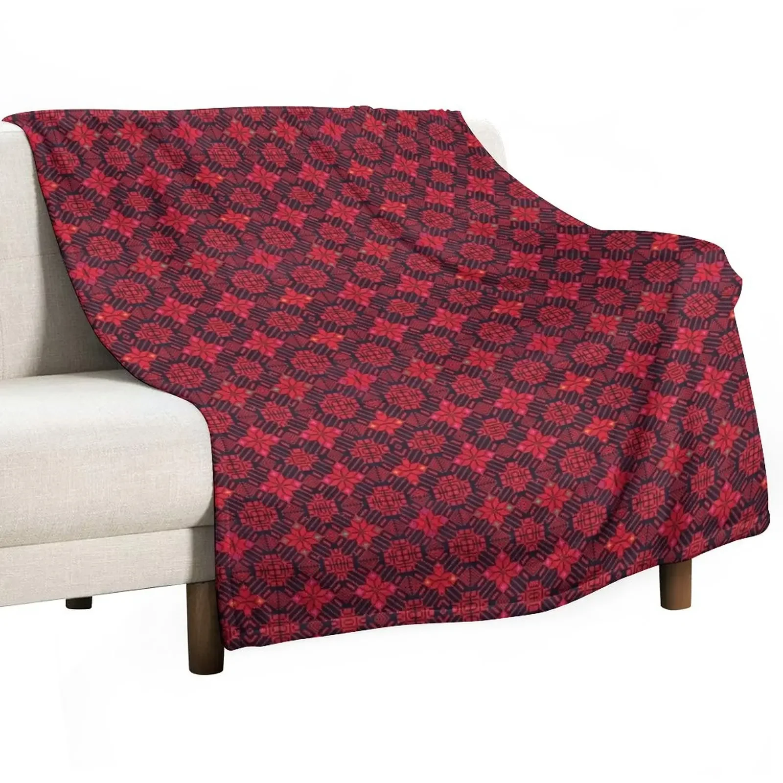 

Red Stars and Stripes Throw Blanket manga Furrys Blankets