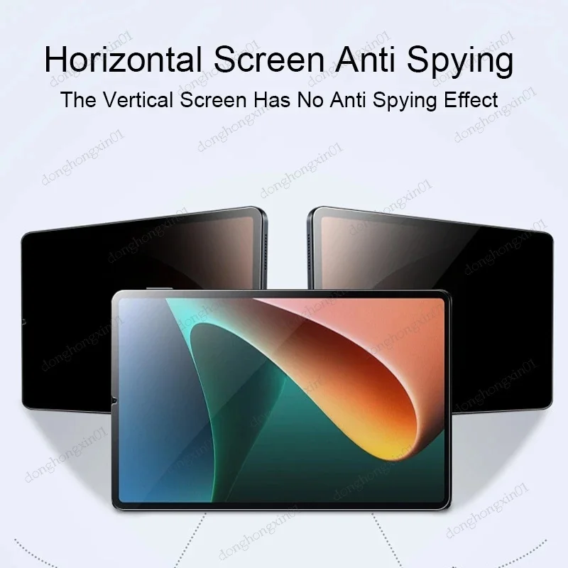 For Samsung Galaxy Tab S9 11" SM-X710 Privacy Screen Protector For Samsung Galaxy Tab S9 Plus S8 S7 FE Plus A8 10.5 Privacy Film 4