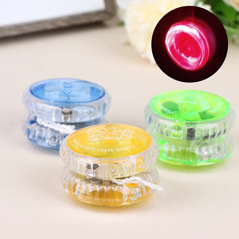 Creative Fashion Children Entertainment Game Classic Mini Plastic LED Yoyo Ball Sports Toy For Kids Gift yoyo ball