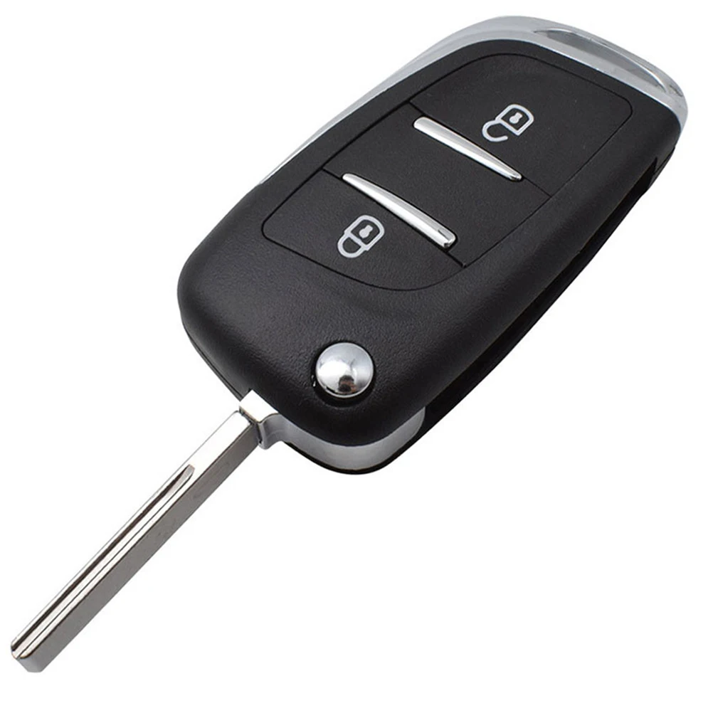 Modified Flip Folding Remote Key Case Fob Shell For Peugeot 207 307 308 3008 5008 Expert Partner Citroen C3 Picasso Blade CE0536 key case car key shell key cover folding car key shell fob cover
