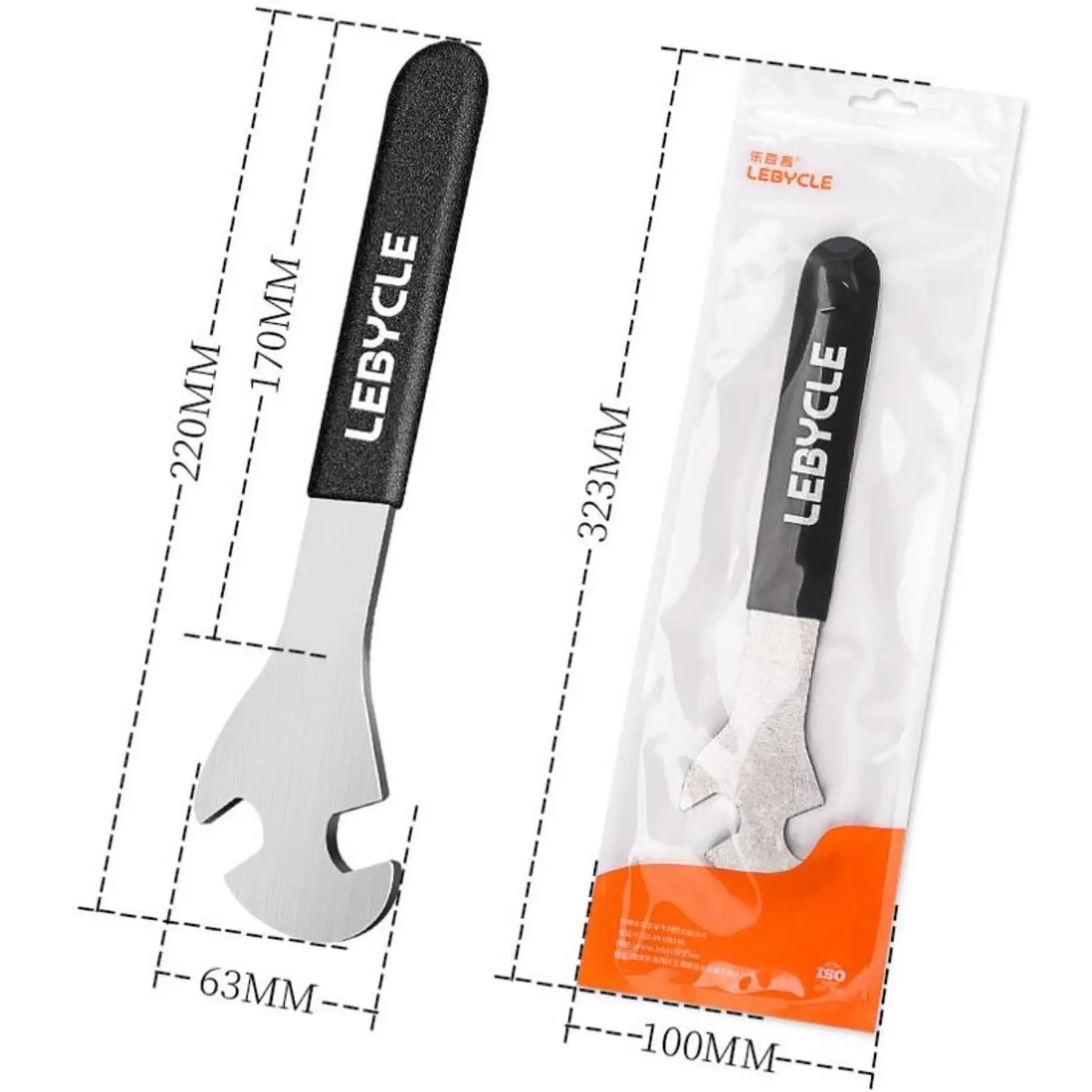 Bike Pedal Wrench Bicycle Pedal Wrench 15mm Disassembly and Repair Installer Bike Pedal Remover Road Mountain Bikes Repair